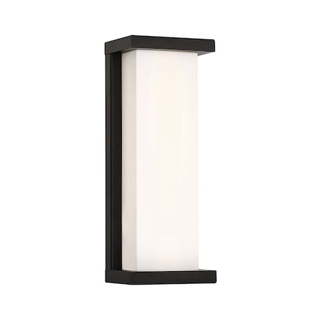 Dweled Case 14in LED Indoor and Outdoor Wall Light 3000K in Black WS-W478